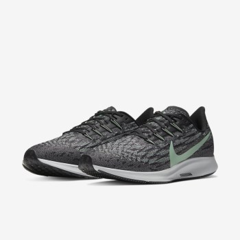 Nike Air Zoom Pegasus 36 - Férfi Futócipő - Fekete/Szürke/Titán MélyZöld